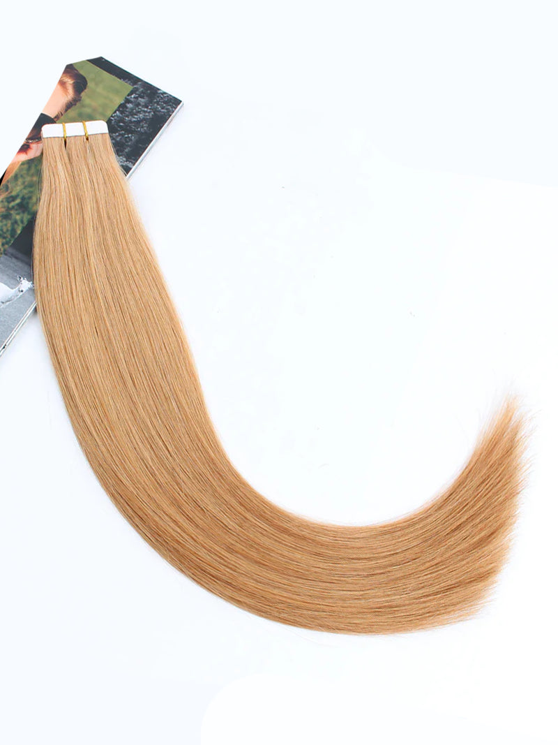#27 Straight Tape in Hair  Extensions 20pcs 50g/pack Seamless Skin Weft Hair | 100% Human Hair | BORUIHAIR