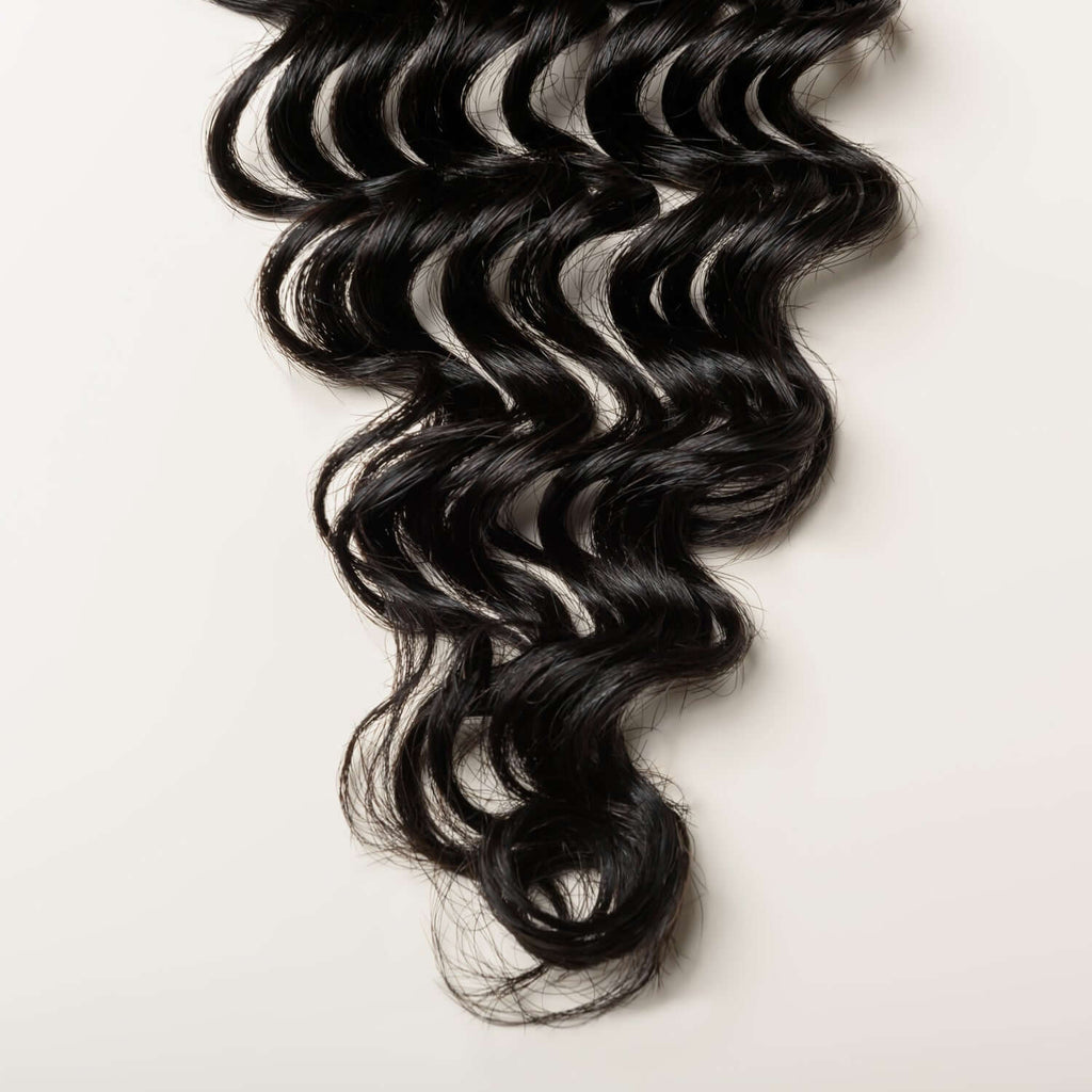 Deep Wave Lace 4x4 & 5x5 Closures | 12–22"| 100% Human Hair | Transparent & HD Lace | Boruihair