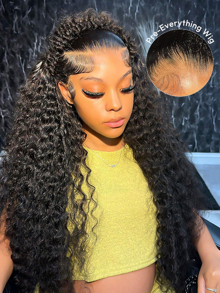 13x4 Deep Curly Glueless Lace Wig | HD Lace & Transparent Lace | 200% & 250% Density | Boruihair 100% Human Hair