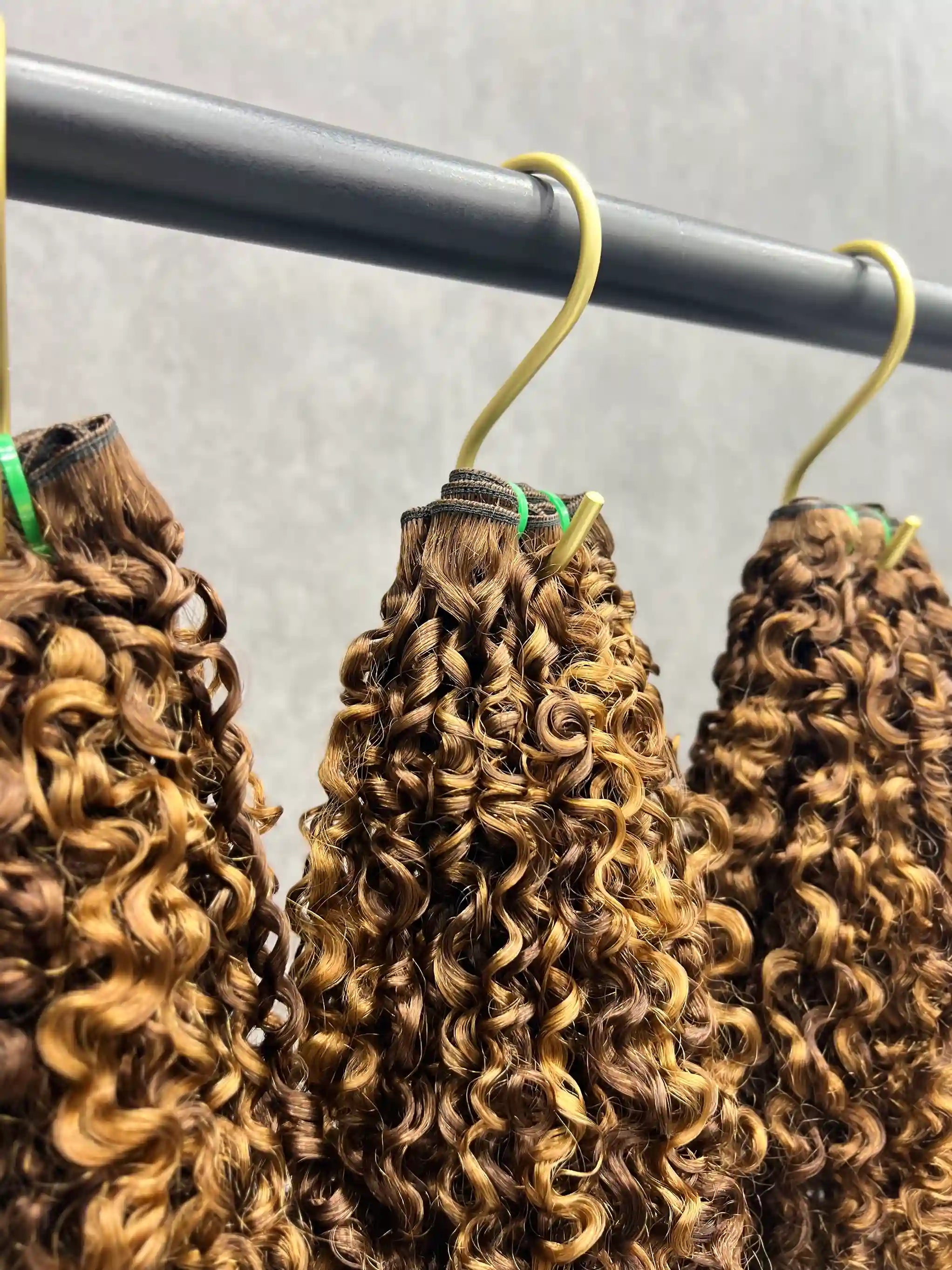 3PCS Super Double Drawn Color P4/27 Pixie Curly Hair Bundles | 12–30 Inch |  Boruihair | 100% Human Hair