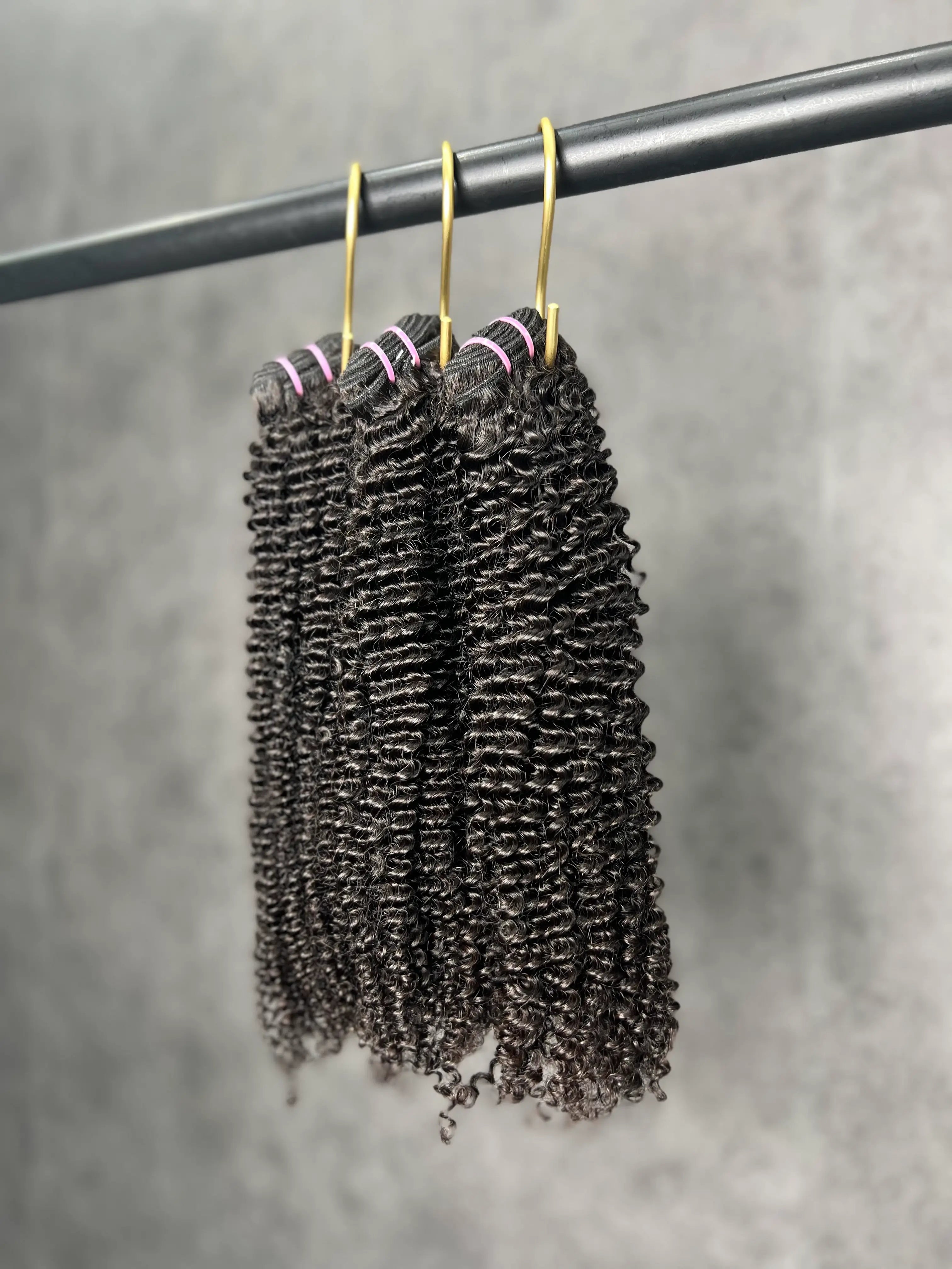 3PCS Kinky Curly Top Virgin Hair Bundles | 12–30 Inch |  Boruihair |  100% Human Hair