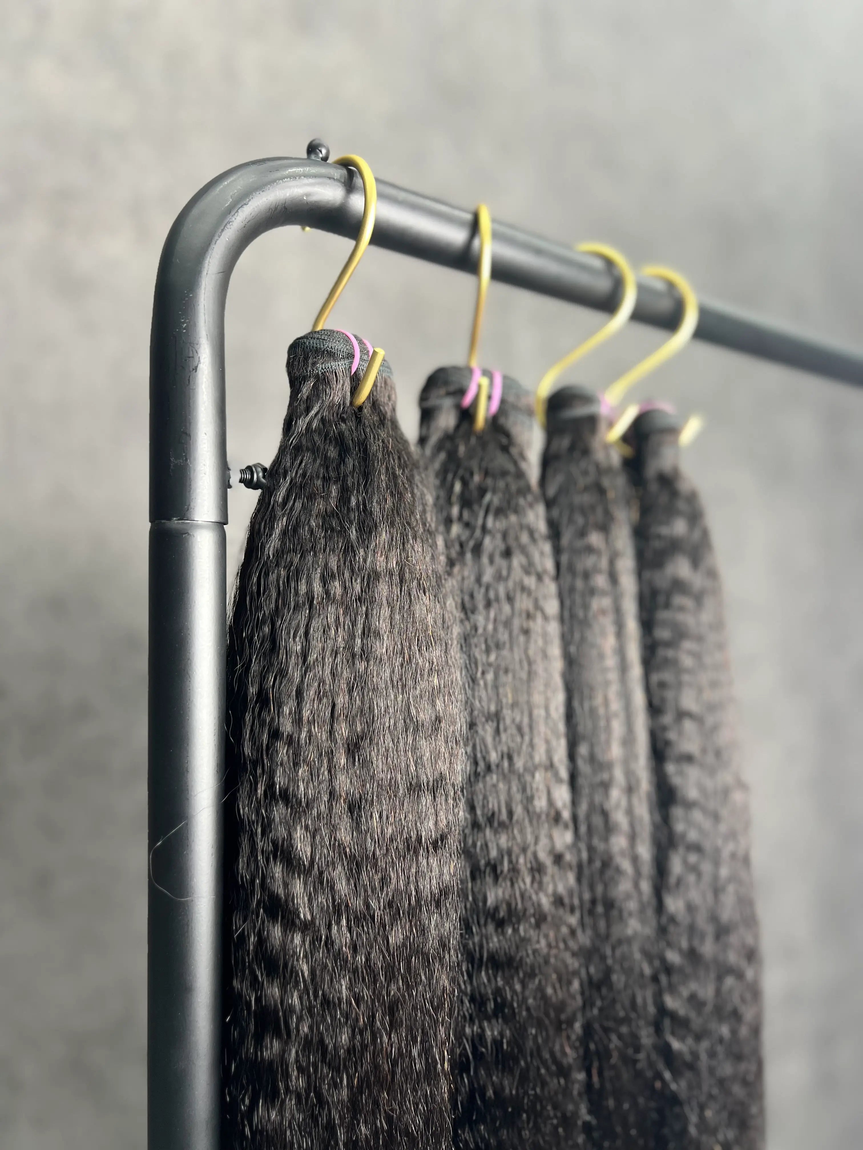 4PCS Kinky Straight Top Vrigin Hair Bundles | 12–30 Inch | Boruihair | 100% Human Hair