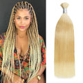 #613 Straight Hair Bulk | Customized Boho Braids | No Weft | 100% Human Hair | BORUIHAIR