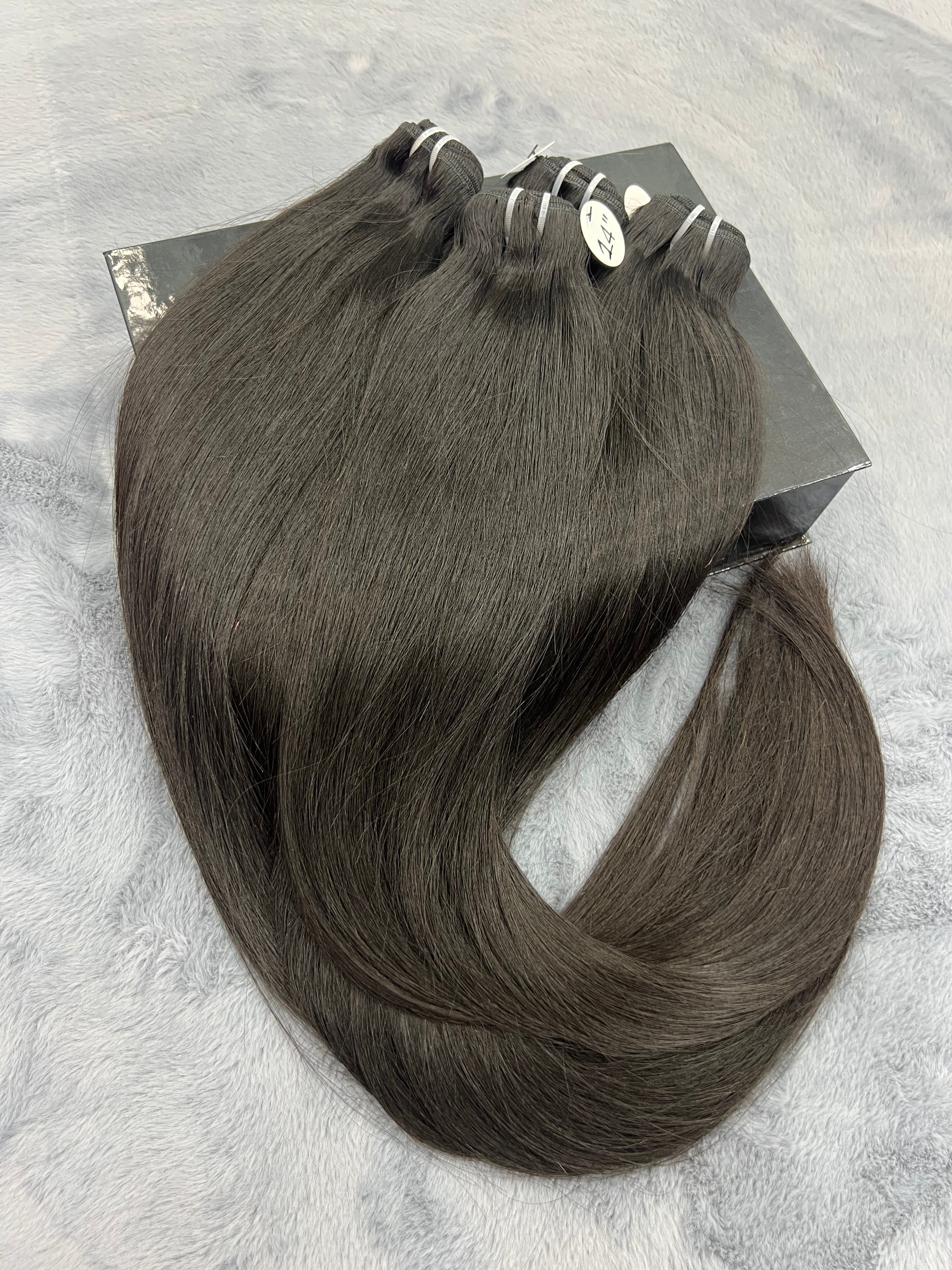 4PCS Straight Top Vrigin Hair Bundles | 12–30 Inch |Boruihair | 100% Human Hair