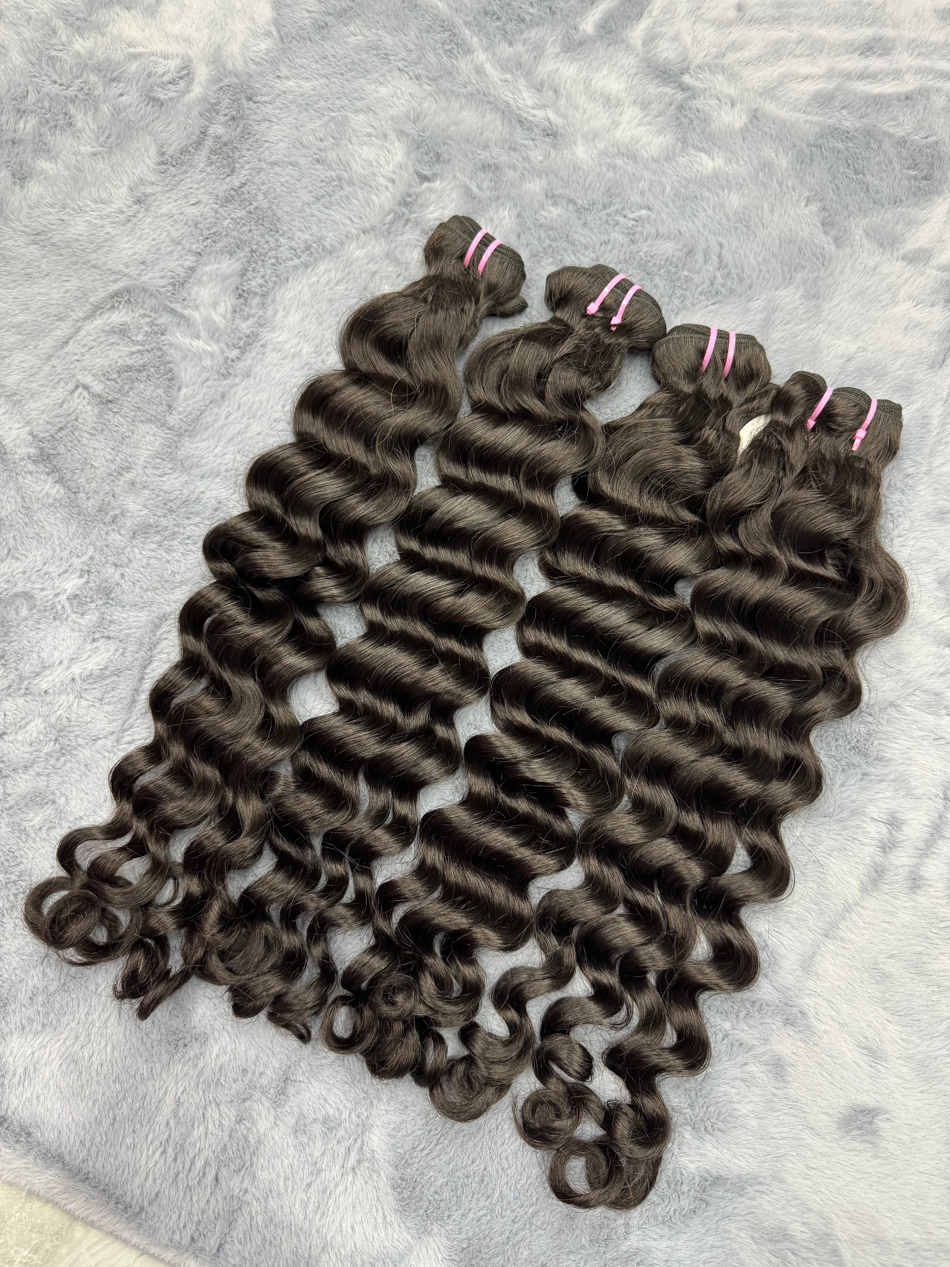3PCS Loose Deep Top Virgin Hair Bundles | 12–30 Inch |  Boruihair |  100% Human Hair