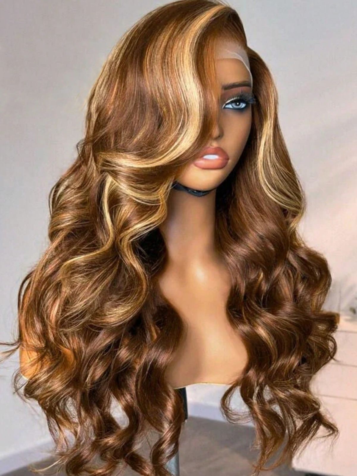 Highlight Piano Color Body Wave Glueless Lace Wig | HD Lace & Transparent Lace | Pre Bleached Knots Wig | 100% Human Hair | Boruihair