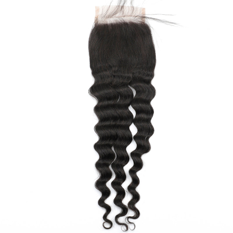 Natural Wave 4PCS Bundles & 1PC Closure or Frontal – 5x5, 13x4 & 13x6 | 100% Human Hair | Transparent Lace Wig | Boruihair