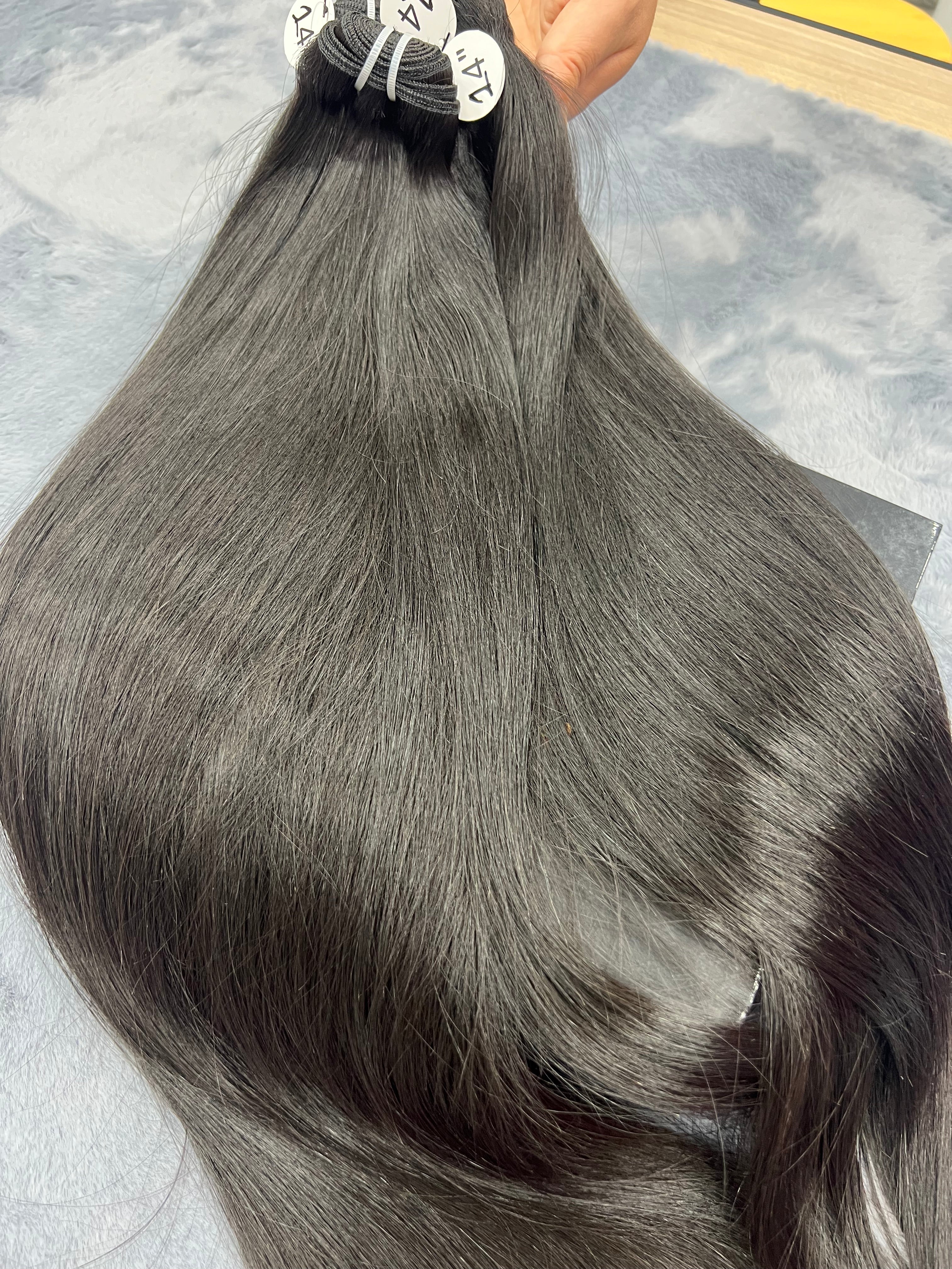 4PCS Straight Top Raw Hair Bundles | 12–40 Inch |  Boruihair | 100% Human Hair