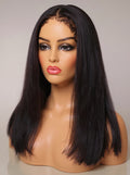 4C Edges Baby Hair Lace Wig | 13x4 & 13x6 HD Lace Frontal Wig| Natural Hairline Straight Wig