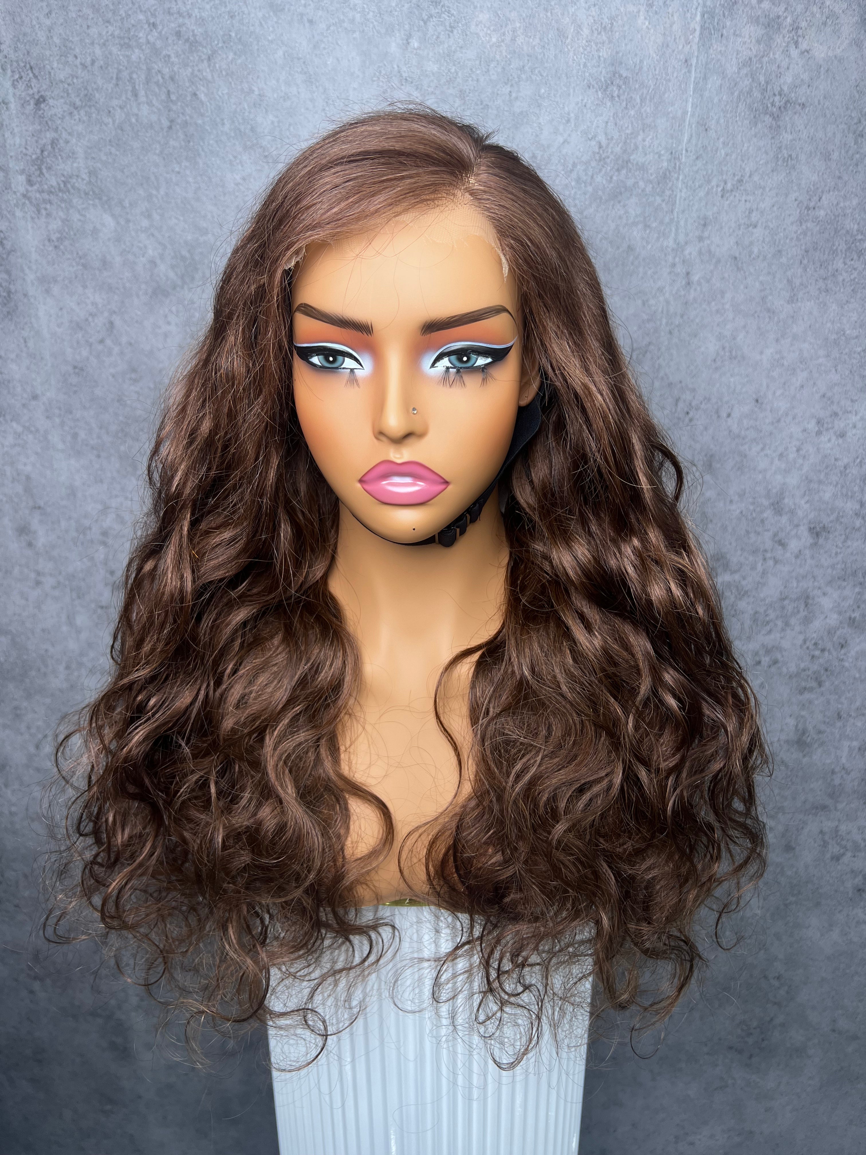 4# Body Wave 250% Density HD Closure Lace Color Wig | 5x5,6x6 & 7x7 Closure |  100% Human Hair | Boruihair