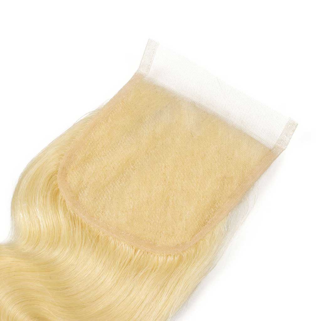 12A Brazilian Body Wave 613 Blonde Lace Closure