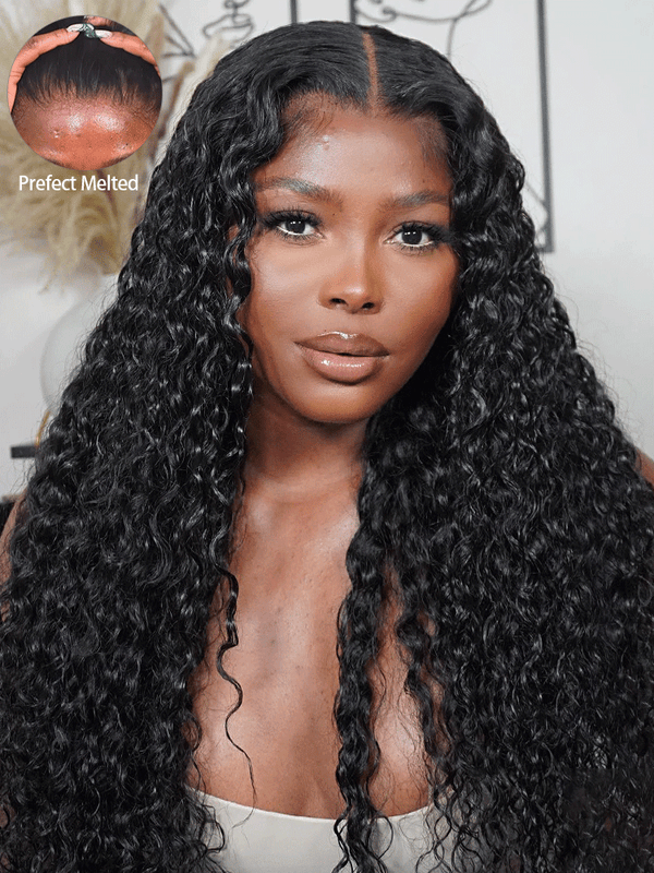Water Wave HD Frontal Lace Wig Boruihair | 13x4, 13x6 Frontal | 100% Human Hair