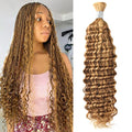#P27/30 Deep Wave Hair Bulk | For Braiding | 100% Human Hair | BORUIHAIR