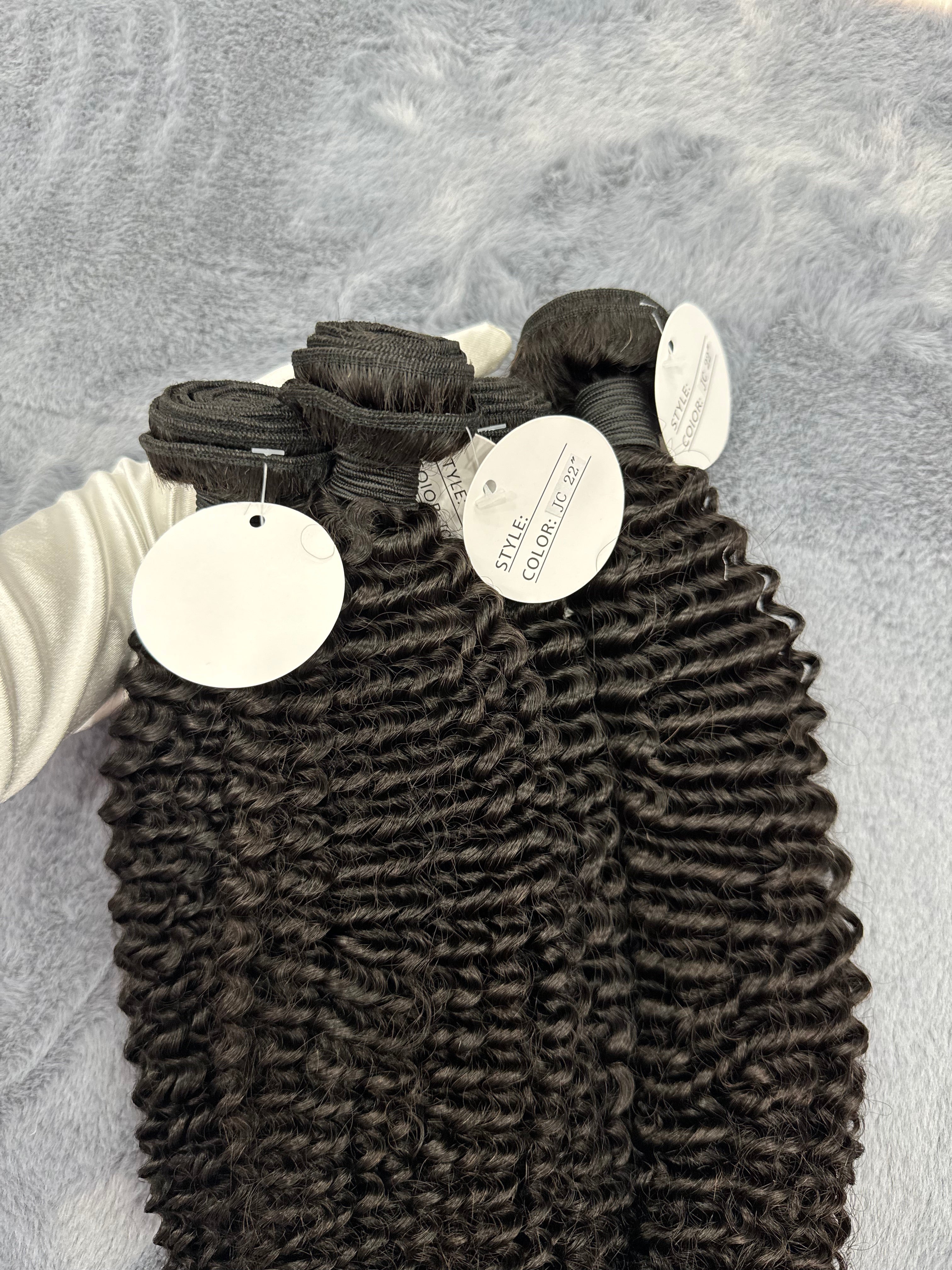 3PCS Jerry Curly Top Virgin Hair Bundles | 12–30 Inch |  Boruihair |  100% Human Hair