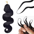 Body Wave Crochet Human Hair Pre Loop Extensions BORUIHAIR
