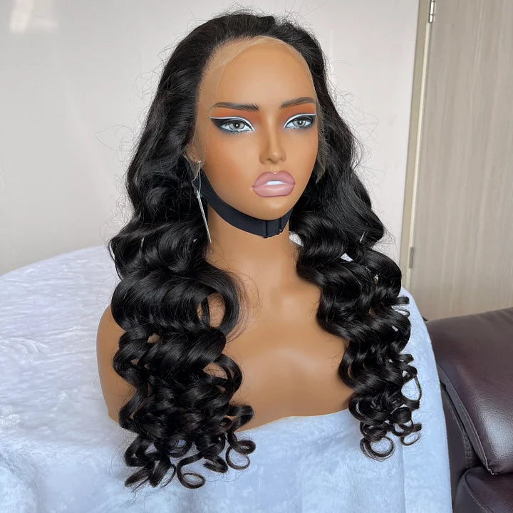 Bleach Knots 13x6 Loose Wave Glueless Lace Wig | HD Lace & Transparent Lace | 200% & 250% Density | Boruihair 100% Human Hair