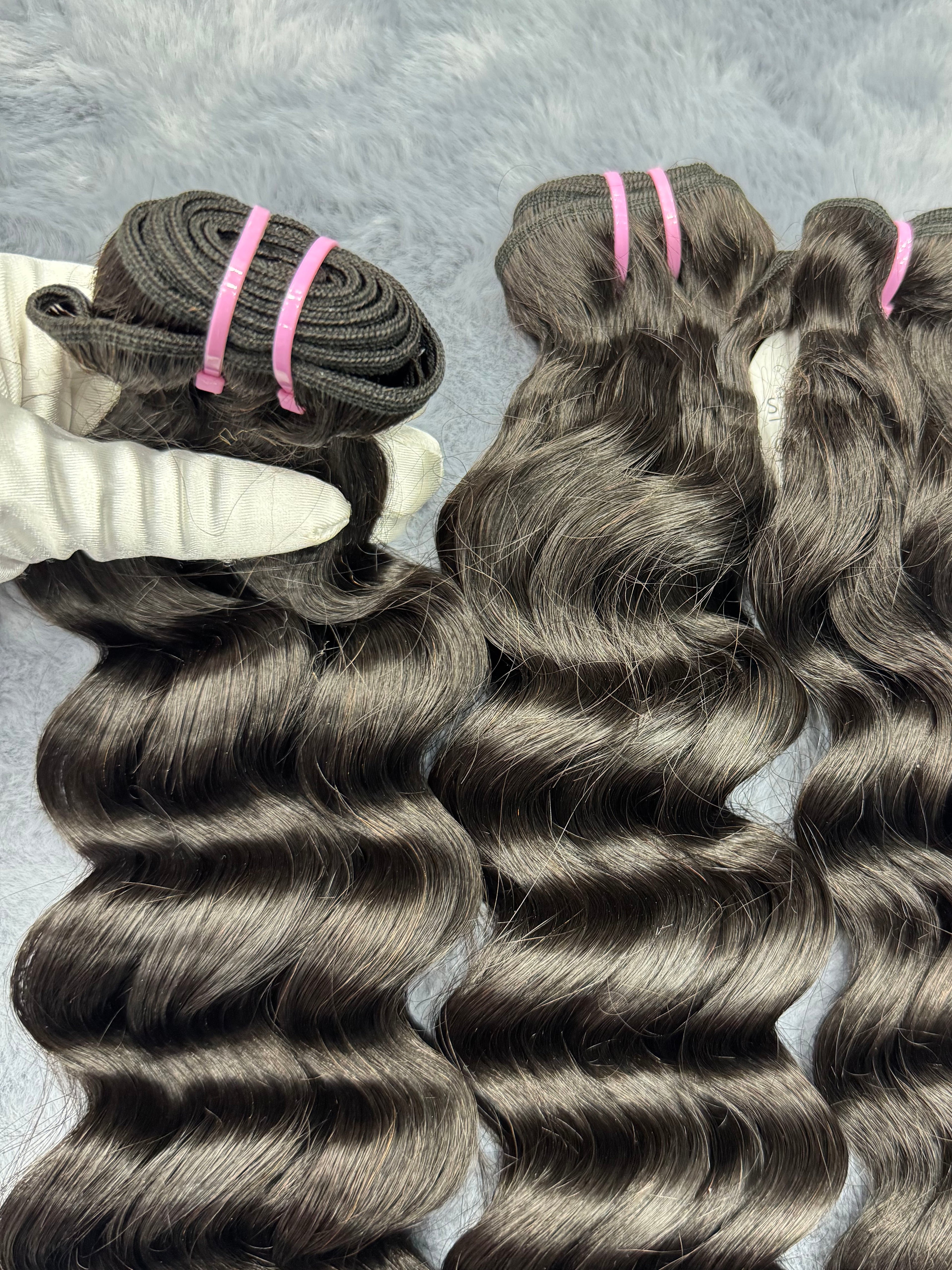 3PCS Loose Deep Top Virgin Hair Bundles | 12–30 Inch |  Boruihair |  100% Human Hair