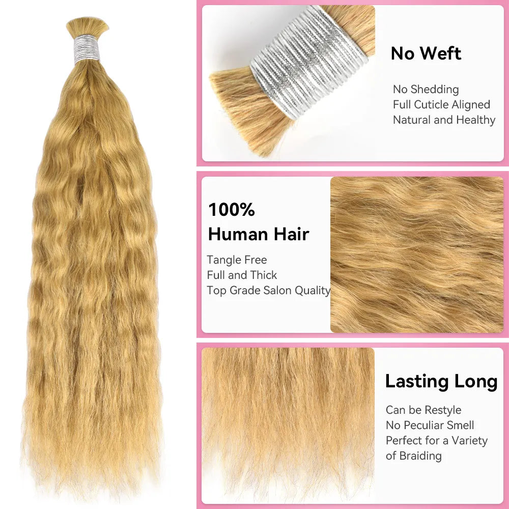 #27 Wave And Wet 100% Human Hair Braid Styles BORUIHAIR