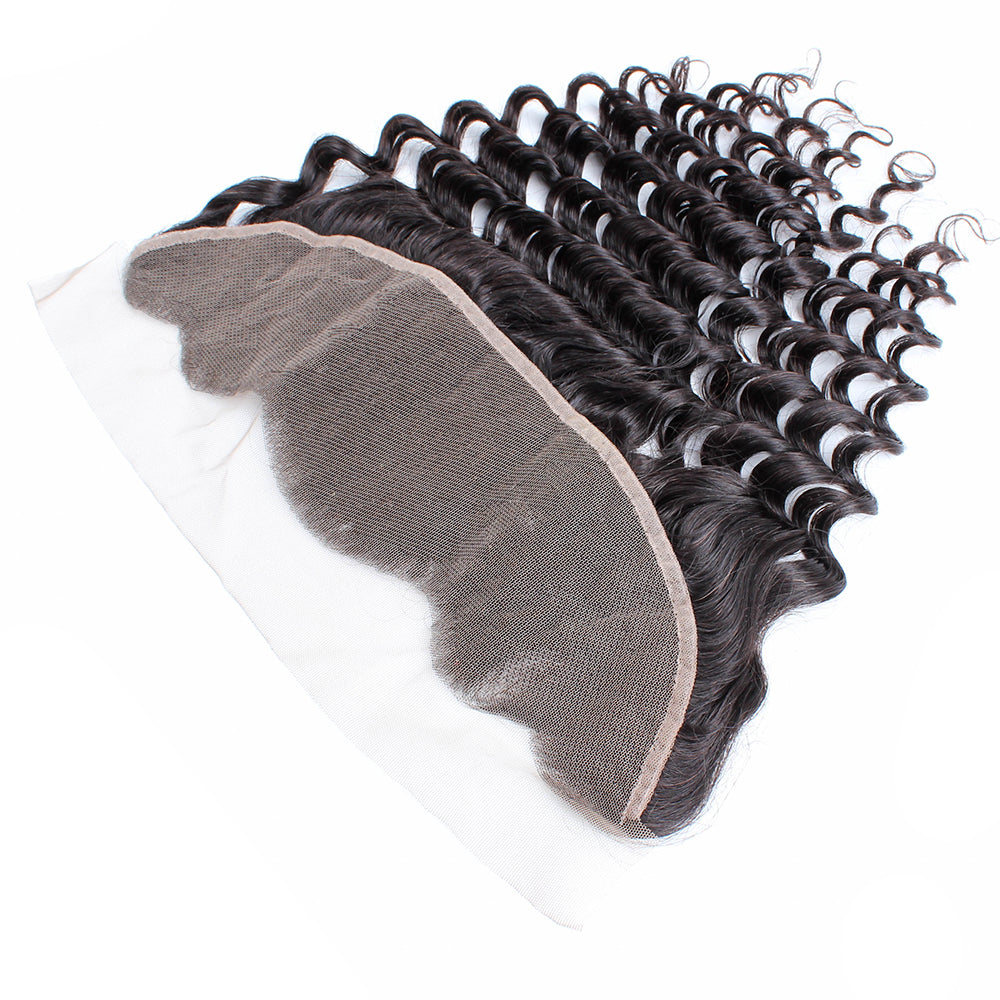 Deep Wave Lace 4x4 & 5x5 Closures | 12–22"| 100% Human Hair | Transparent & HD Lace | Boruihair
