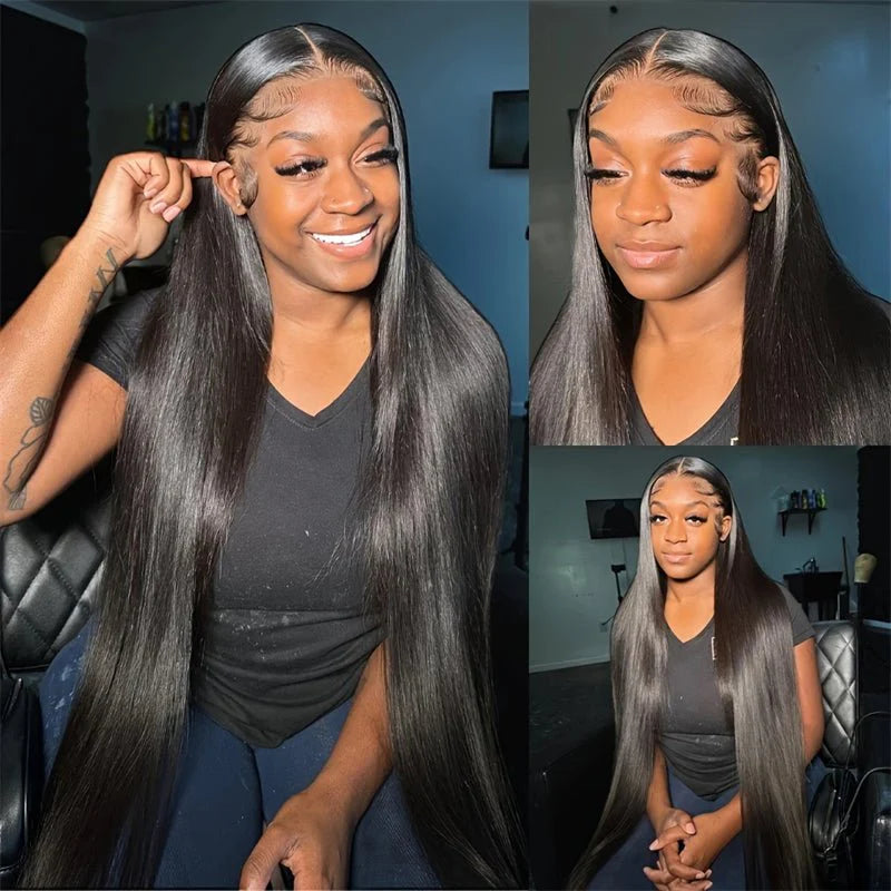 13x4 Straight Glueless Lace Wig | HD Lace & Transparent Lace | 200% & 250% Density | Boruihair 100% Human Hair