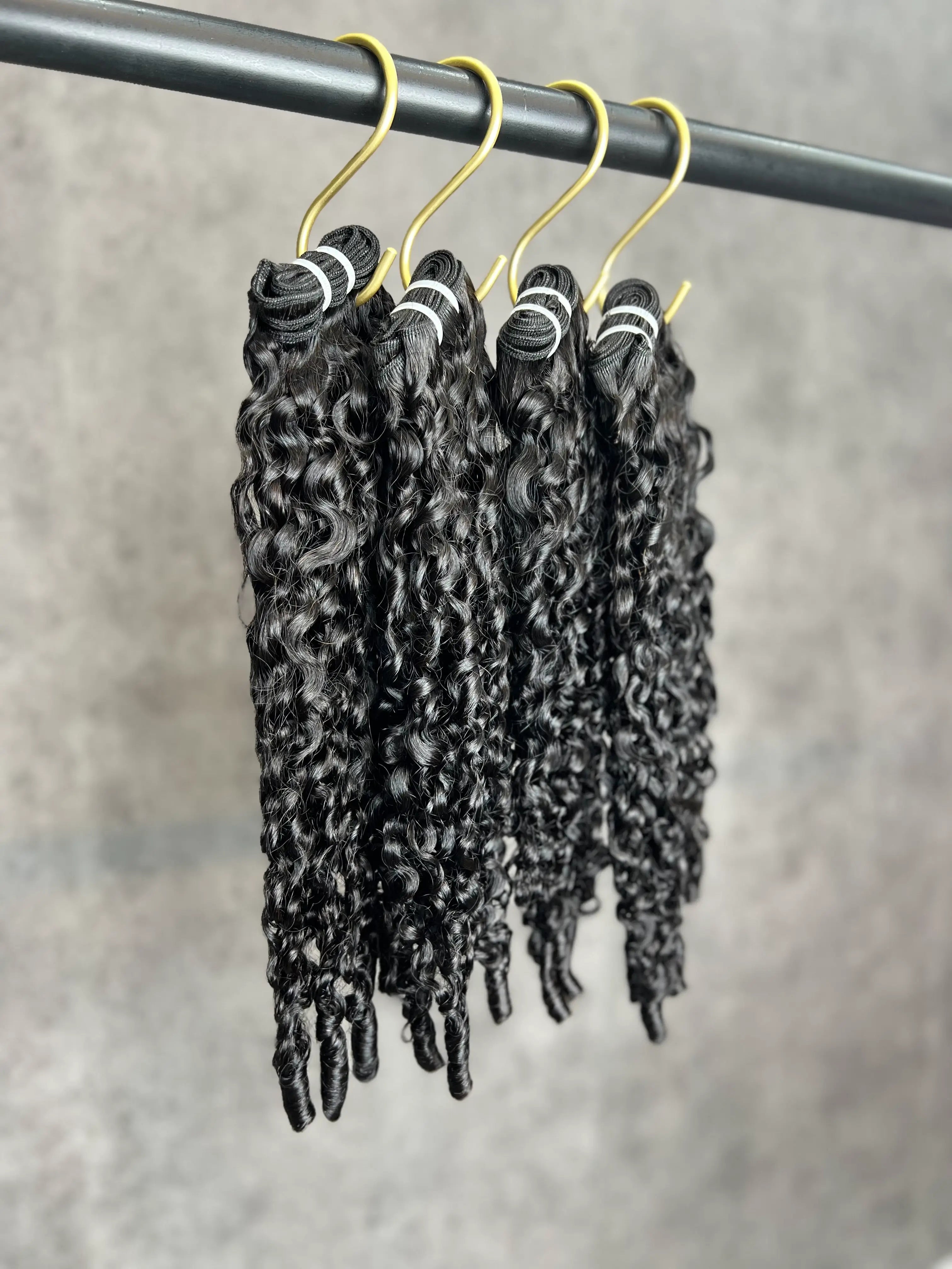 4PCS Spiral Curly Top Vrigin Hair Bundles | 12–30 Inch |Boruihair | 100% Human Hair