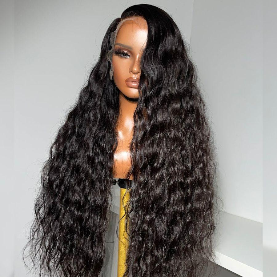 13x6 Water Wave Glueless Lace Wig | HD Lace & Transparent Lace | 200% & 250% Density | Boruihair 100% Human Hair