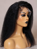 4C Edges Baby Hair Lace Wig | 13x4 & 13x6 HD Lace Frontal Wig| Natural Hairline Kinky Straight Wig