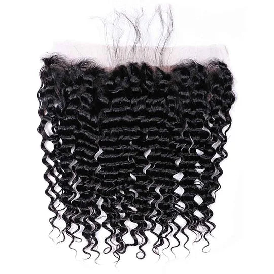 Deep Wave 3PCS Bundles & 1PC Closure or Frontal – 5x5, 13x4 & 13x6 | 100% Human Hair | Transparent Lace Wig | Boruihair