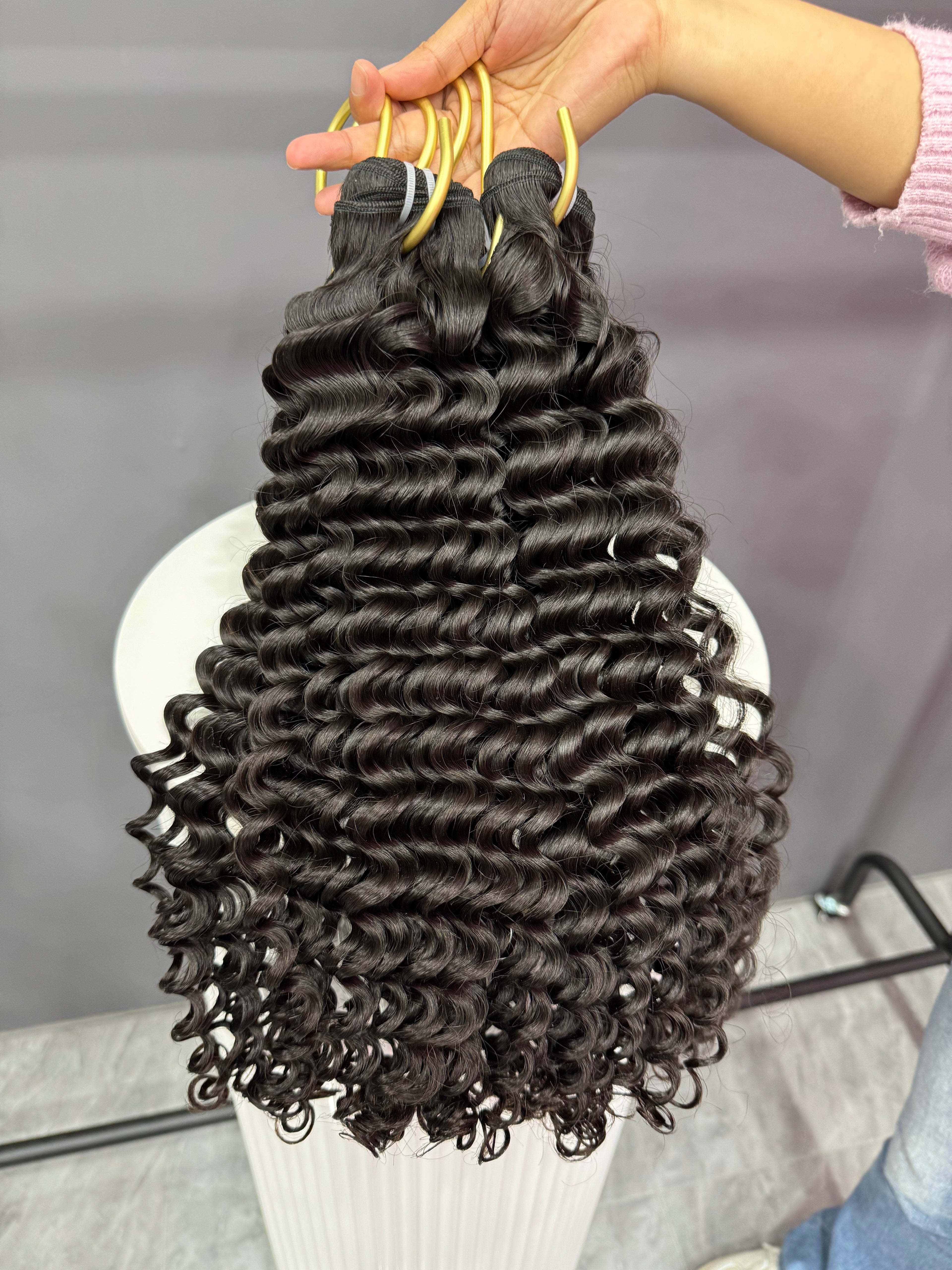3PCS Deep Wave Top Raw Hair Bundles | 12–30 Inch | Boruihair | 100% Human Hair