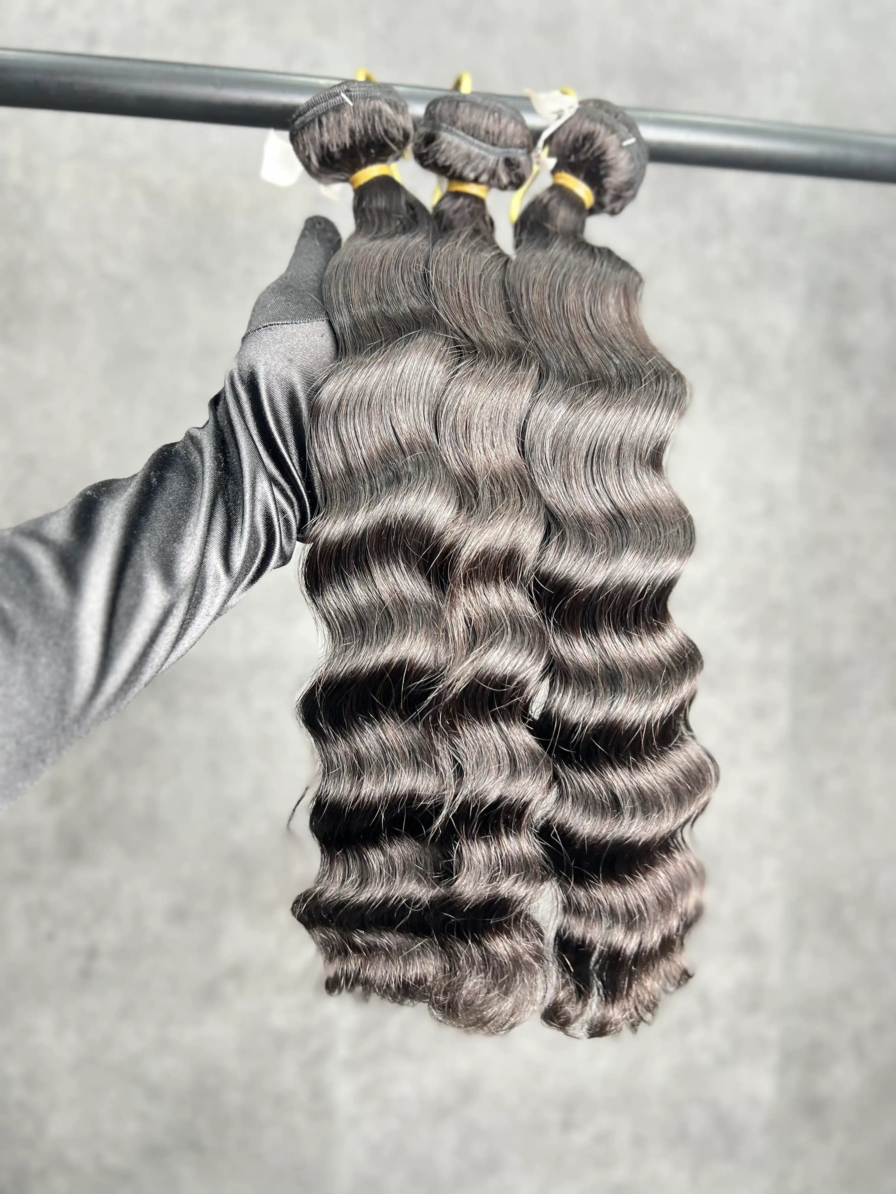 3PCS Indian wavy Top Virgin Hair Bundles | 12–30 Inch |  Boruihair |  100% Human Hair